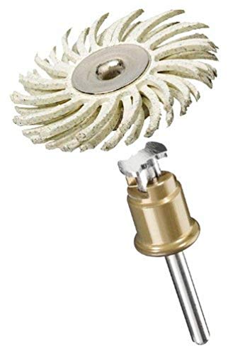 Dremel 472S Ez Speedclic Spazzola Abrasiva (Grana 120) Per La Pulizia Dei Dettagli E La Levigatura Leggera