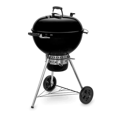 Weber - Barbecue A Carbonella Promo Kit 17851 Master-Touch Gbs E-5750 Ø57 Cm Black 14701004 + 17631 Ciminiera Accensione Weber