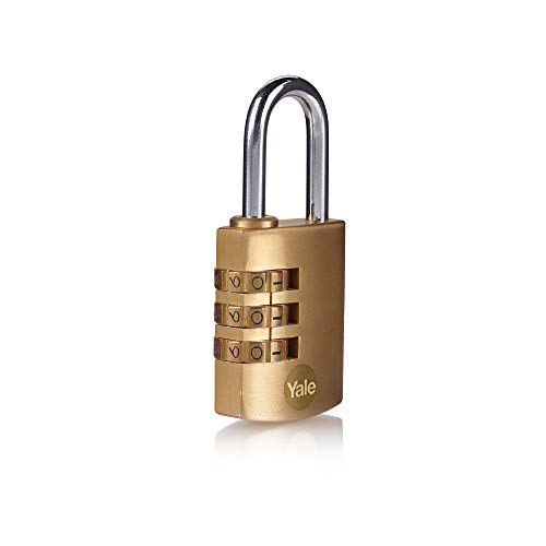 Yale Y150B/30/125/1/B Lucchetto, Ottone-Imballaggio In Plastica, 30 Mm