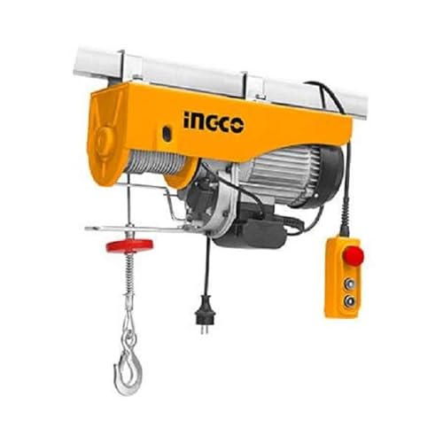 Paranco Elettrico Industriale 1600W - 999Kg - Cavo 18Mt - Peso 33Kg - Ingco Eh10001