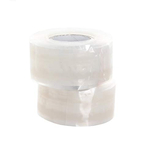 Tuka-I-Akut Nastro Autosaldante In Silicone, Isolante Adesivo, Autoagglomerante Da Riparazione Sigillante, Resistente Alte Temperature, Trasparente 25