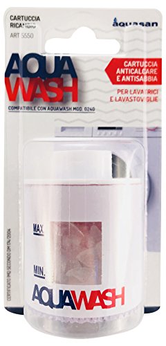 Aquasan 5550 Cartuccia Di Ricambio Per Filtro Anticalcare Aquawash, Bianco, 1 Unità (Confezione Da 1)