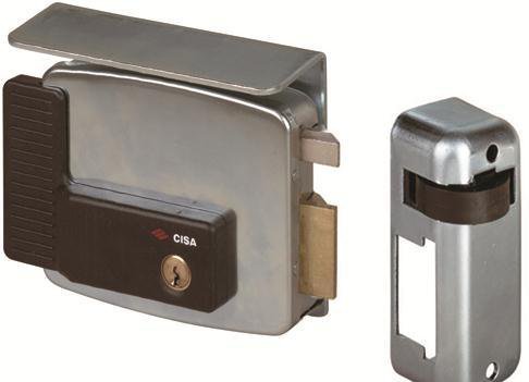 Serratura Elettrica Da Applicare Cisa Art. 11721 Misura 80 Mm Verso Dx Con Tetto