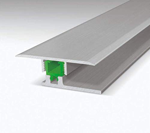 Profilo Di Raccordo In Alluminio - Asta Da 270 Cm - Pavimento Laminato