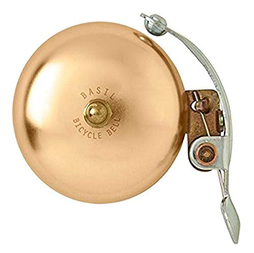 Basil 50420 Campanello Bicicletta, Colore Ottone