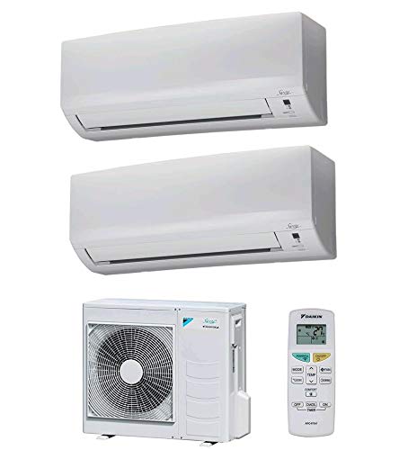 Climatizzatore Dual Split 9000 + 9000 Btu, Classe A++/A++ Gas R32 Serie Siesta Classic