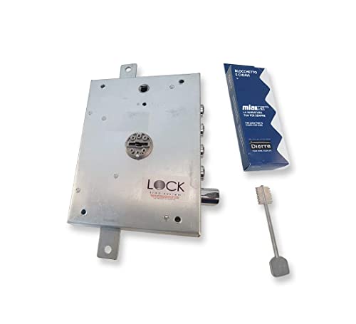 Serrature Dierre Per Porte Blindate Triplice A Doppia Mappa Entrata Chiave E Maniglia 70Mm