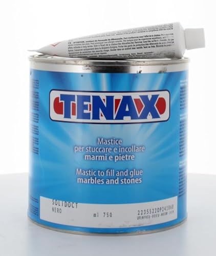 Tenax Mastice Stucco Per Marmo Colore Nero Verticale Ml 750