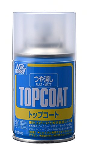 Topcoat Gundam Mr. Hobby Top Coat Flat Net 88Ml. Spray