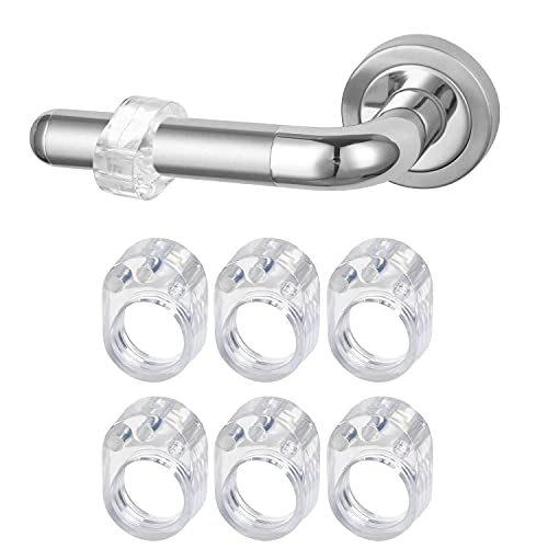 Fermaporte Per Maniglie,6 Pezzi Pvc Silicone Anti Protettori Ferma Pvc Paraurti Per Maniglia Della Porta Paraspigoli Per Porta Fermaporta Per Porta Tr