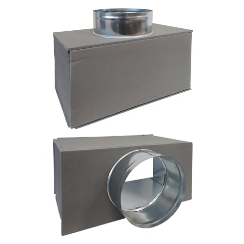 Plenum In Lamiera Zincata D'Acciaio Coibentata Made In Italy Per Bocchette Aria E Griglie Lineari - Massima Efficienza Termica E Resistenza Duratura -