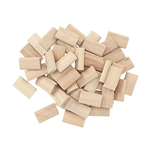 Kadimendium 50Pcs Faggio Domino Tenon Tasselli In Legno 8X40Mm Tasselli In Legno Tasselli Accessori Per La Lavorazione Del Legno Per Il Posizionamento