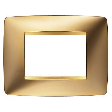 Gewiss Gw16104Mo Chorus One Placca, 4 Posti, Oro
