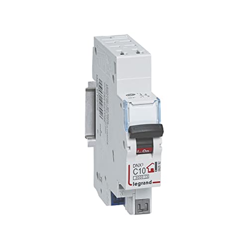 Legrand, Bp 30076, Dnx 3 Leg 92 892 Interruttore, 1P Ng C10 3000 A (1 Modulo