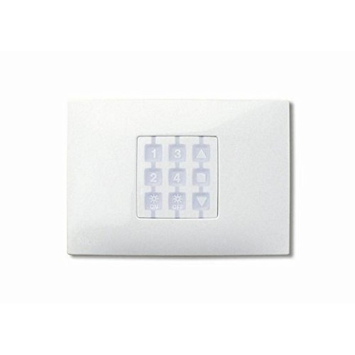 Nice - Telecomando/Trasmettitore Niceopla Piastra Da Parete Rettangolare, Bianco, Nice - Wrw