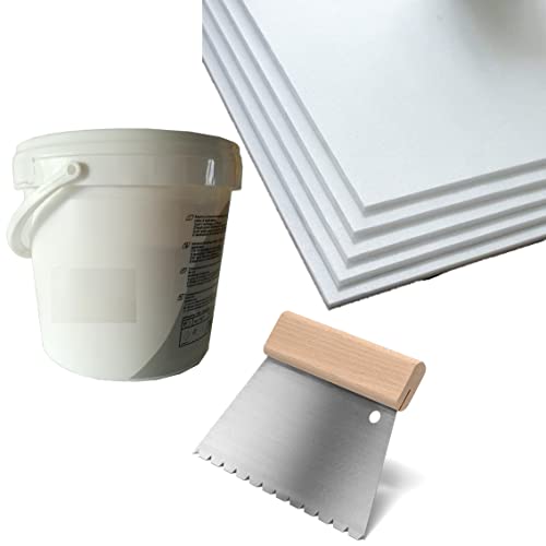 Futurazeta | Risanamento A Cappotto Di Pareti Muri Umide Fredde E Degradate Sotto Parati Piastrelle | Kit Fai Da Te (10 Mq) | Isolamento Polistirolo P