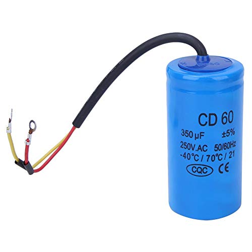 Condensatore Di Avviamento Cd60, Condensatore Di Marcia 250 V Ca 350 Uf, Condensatore Di Avviamento Motore 350Mfd Con Design A Prova Di Esplosione