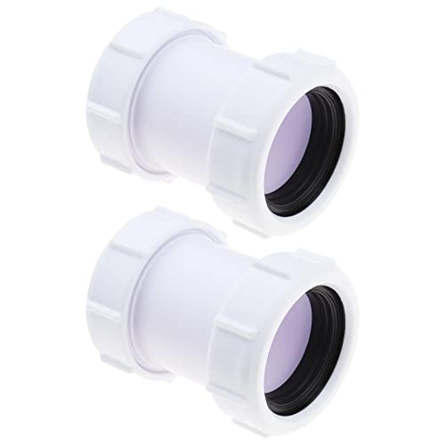 2 Connettori Dritti Per Tubi Da 40 Mm, In Pp, Per Tubi Di Scarico, Raccordo A Compressione Per Cucina, Lavandino, Piatti Doccia, Lavatrici, Ecc.