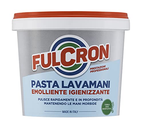 Fulcron Pasta Lavamani 750 Ml, Lavamani Emolliente E Detergente, Potere Pulente E Sgrassante, Ideale Anche Per Eliminare Lo Sporco Difficile, Uso Indu
