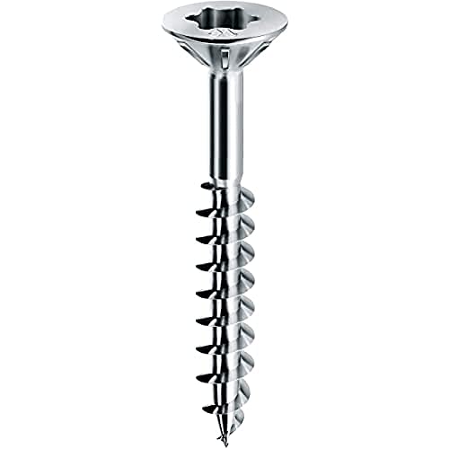 Mustad: 500 Viti Panelvit® Pf, Testa Svasata Piana, 4X35 Mm, Zincate Chromiting®, Lubrificate Lubex®