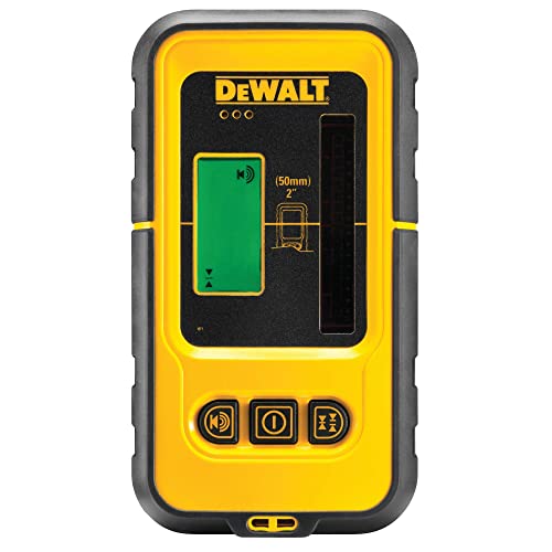 Dewalt De0892 - Ricevitore/Rilevatore Laser, Per Dw088 E Dw089, 50 Metri Portata, Maneggevolezza, Custodia Resistant All'Umidità E Agli Schizzi, Displ