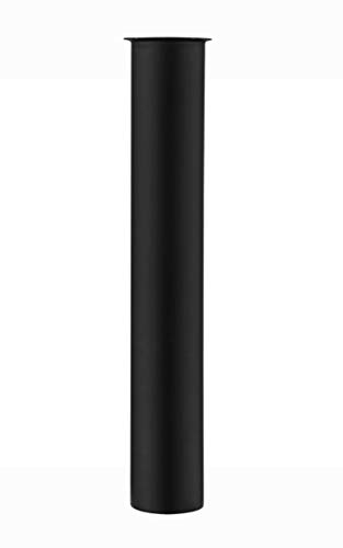 Tubo Di Immersione In Ottone 30 Cm Per Sifone, Prolunga Di Regolazione Tubo Di Prolunga 1 1/4 X 32 Mm, Nero Opaco