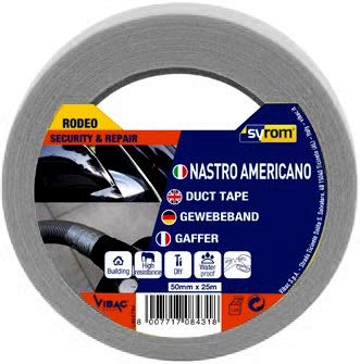 Nastro Americano Grigio - Duct Tape 50 Mm X 25 M