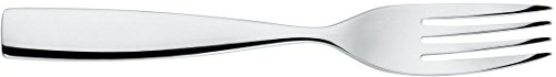 Alessi Forchette Da Dessert In Acciaio Inox Con Decorazione In Rilievo, Argento, Set Di 6, 17.00 X 1.00 X 3.00 Cm