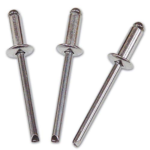 3X6 Mm Rivetti Alluminio A Strappo - Confezione 1000 Pz- Brixo Rivettatrice Rivetto
