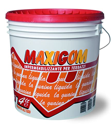 Laiv Ppmaxitrasp 03 Maxigom, Guaina Liquida Impermeabilizzante, Trasparente, 4Lt