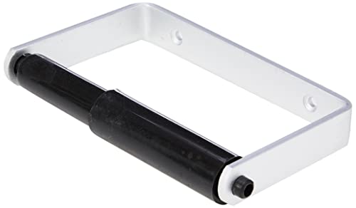 Merriway Bh02038 Portarotolo Da Bagno Rullo, Alluminio/Nero