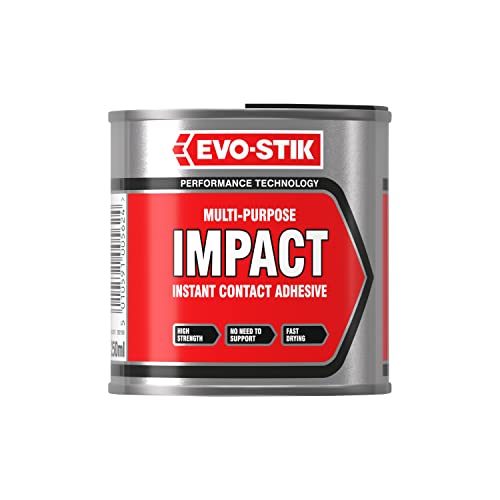 Evo Stik, Adesivo Istantaneo A Contatto Impact, Multi Uso, In Barattolo Da 250 Ml, 348103
