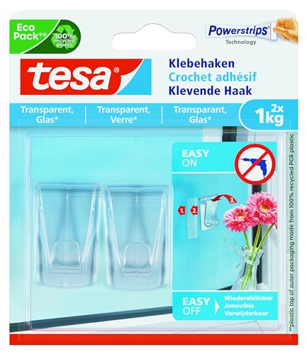 Tesa Adhesive Hook For Transparent & Glass 1Kg