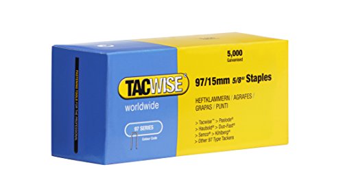 Tacwise 0303 97 Narrow Crown Staple, Graffette A Corona Stretta Offrono Prestazioni E Versatilità Eccezionali E Sono Perfetti Per Usi Su Mobile E Arre