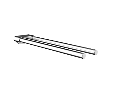 Emco Flow - Portasciugamani Rigido A 2 Bracci, 320 Mm, Cromato