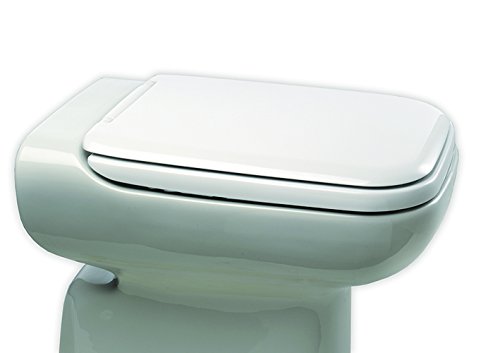 Bemis 100309000 Sedile Copriwater, Antigraffio, Termoresistente, Dedicato Per Il Vaso Conca-Ideal Standard, Bianco