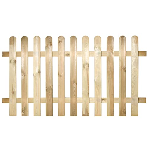 Verdelook Maremma, Staccionata Autoclavata 180X90 Cm, Per Recinzione Giardino