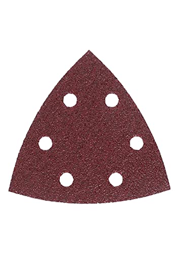 Bosch Accessories 5 Pz. Foglio Abrasivo F460 Best For Wood And Paint, Grana G60, 93 X 93 Mm, Accessori Levigatrici A Delta