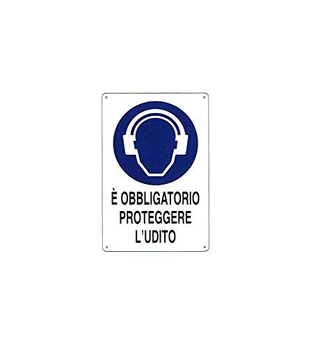Cartello Protezione Udito 20X 30 Alluminio [Targotimbri ]