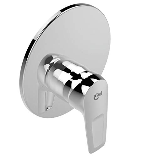 Ideal Standard A6665Aa Ceramix Blue Miscelatore Monocomando Incasso Doccia, Parti Esterne, Cromato