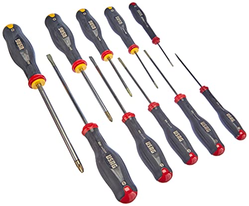 Usag U03240655 Serie 10 Giraviti A Taglio E Croce, Nero