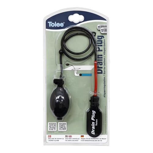 Toiee Drain Plug (40/50 Mm). Con Una Toiee Drain Plug (Palloncino Di Intercettazione) Si Può Facilmente Chiudere Il Tubo Di Scarico Dell'Appartamento