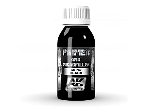 Ak Interactive (Ak00757) Black Primer Microfiller 100 Ml