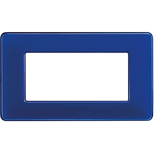 Placca Bticino Matix Am4804Cbu 4 Moduli Cobalto