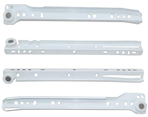 Aerzetix: Coppia Guide Di Scorrimento A Rulli Per Cassetti 25Kg (25Cm)