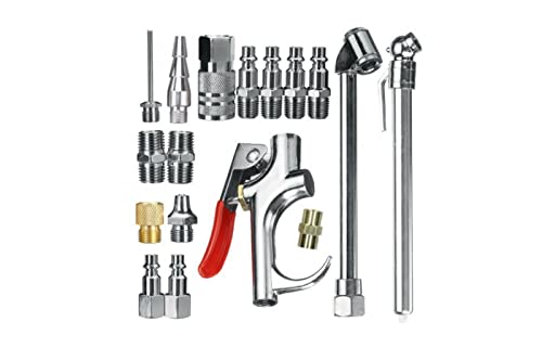 Kit Accessori Compressore Ad Aria Compressa 17 Pz Raccordi Innesti 1/4