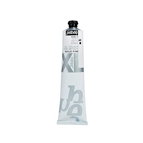 Pebeo Fine Studio Xl Colore Ad Olio Per Pittura, Bianco (Vivido), 200 Ml