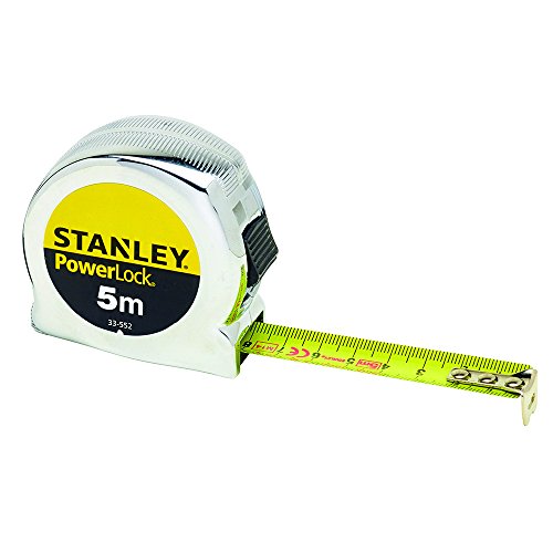 Stanley 0-33-552 Flessometro Powerlock Micropowerlock, 5 M X 19 Mm