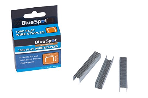 Blue Spot Tools 35116 Crown Flat Wire T50 Type, Argento