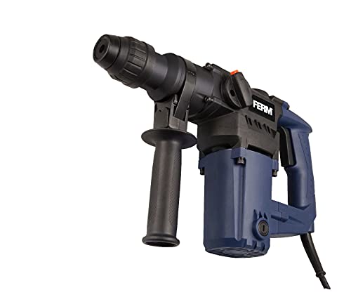 Ferm Martello Perforatore/Martello Demolitore 850W. Dotato Di 3 Funzioni: Perforazione, Perforazione A Martello E Scalpellatura. Include 3 Punte, 2 Sc